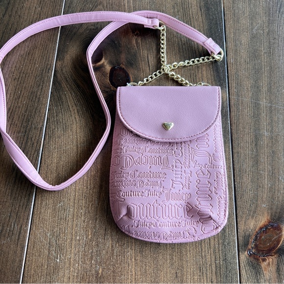 Juicy Couture Pink Crossbody Bag/Purse - Picture 1 of 7